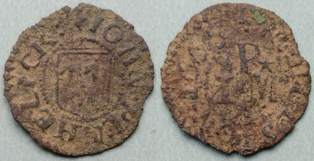 Helston, John Penhellick 1666 farthing